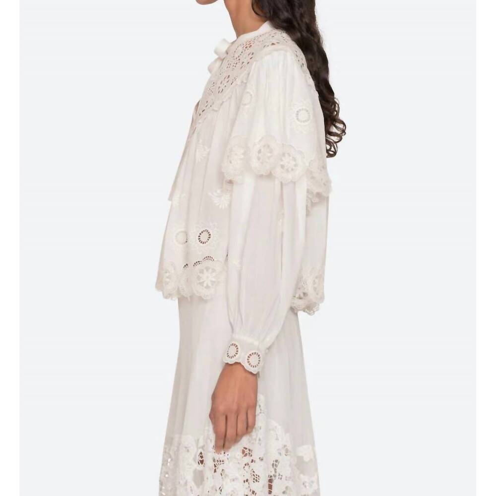 NEW SEA sofia top in ivory - Picture 4 of 6